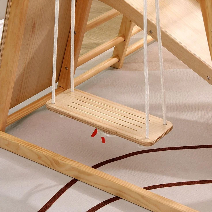 HOME DELUXE Klettergerüst Indoor inkl. Rutsche, Schaukel und Kletterwand LIO – Bild 8