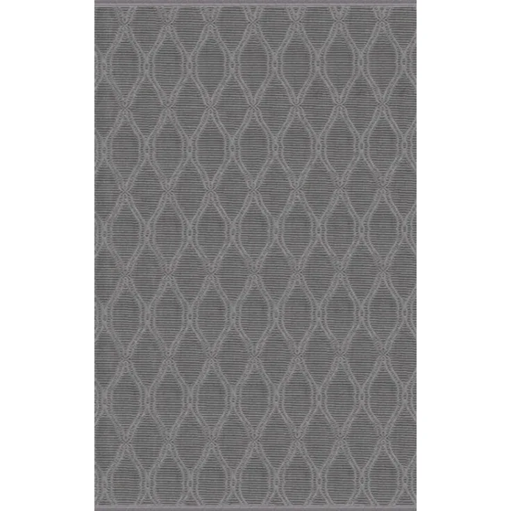 Teppich Recycle Grau 200 x 290 cm Polyester Grau 88781113 [en. casa]