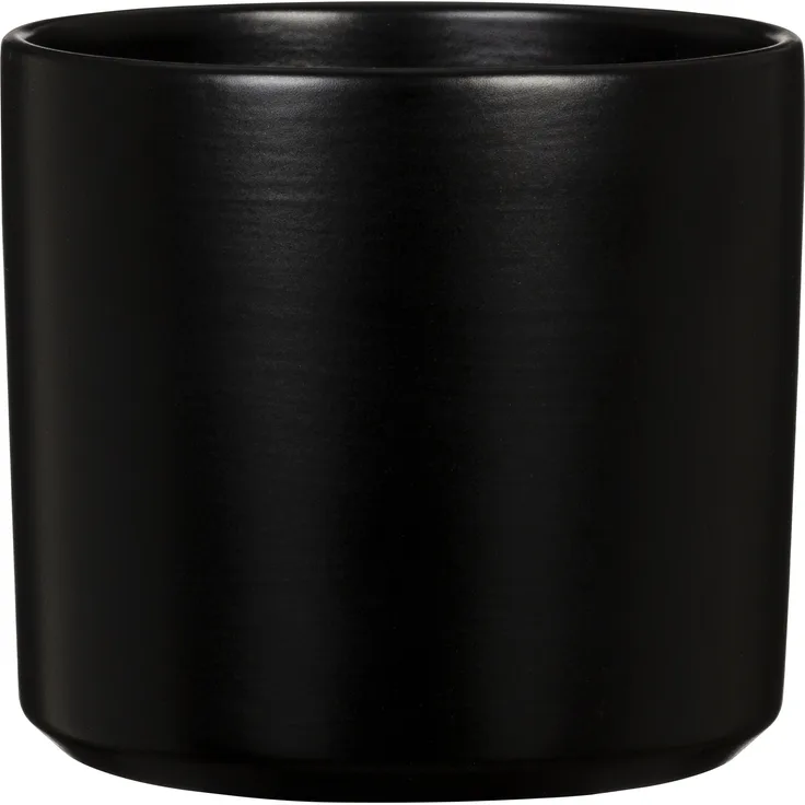 Scheurich , Blumentopf aus Keramik, Farbe: Night Black, 27,8 cm Durchmesser, 25,8 cm hoch, 19,939 l Vol.