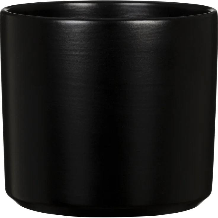 Scheurich , Blumentopf aus Keramik, Farbe: Night Black, 27,8 cm Durchmesser, 25,8 cm hoch, 19,939 l Vol. – Bild 1
