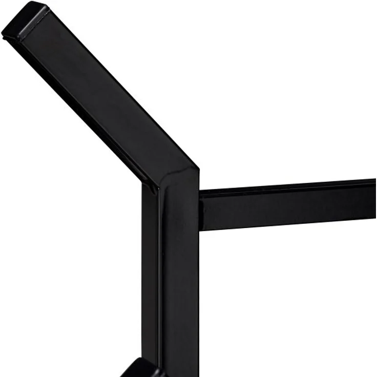 Handtuchständer Zweiarmig Schwarz 10024629 – Bild 6