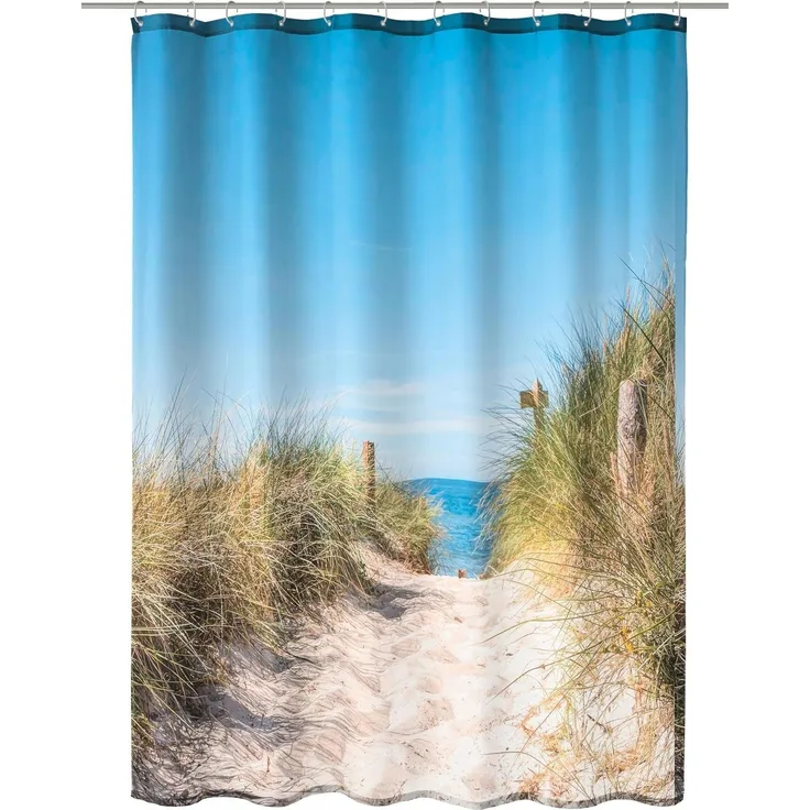 Kleine Wolke Duschvorhang Borkum multicolor 180 x 200 cm