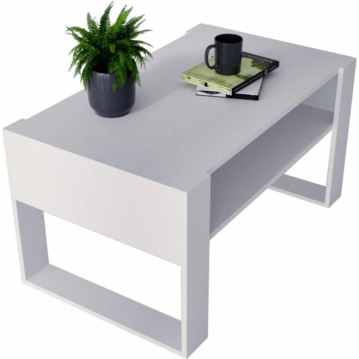 CraftPAK Wohnzimmertisch Wohnzimmer Tisch KARO92 Couchtisch 53T x 92B x 45H cm – Bild 5