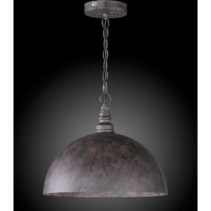 Fischer & Honsel 67710 Pendelleuchte Leitung rostfarbig antik 1-flammig