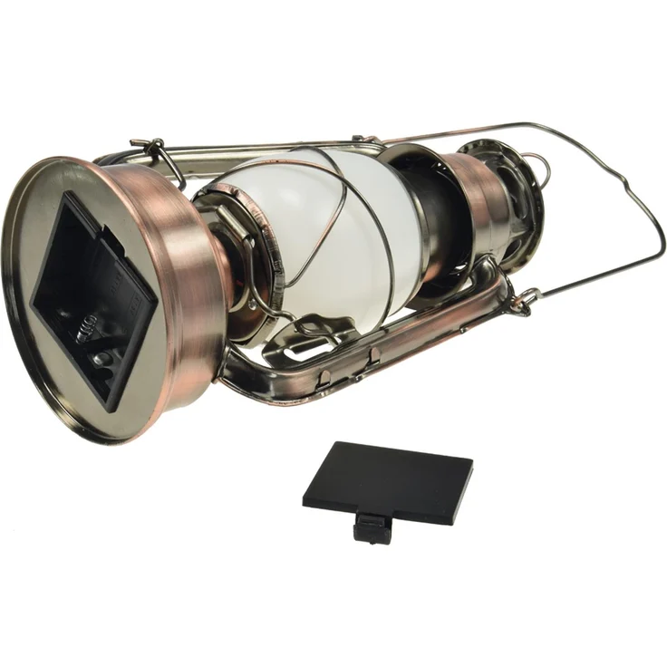 LED Camping Laterne "CT-CL Copper"ØxH 12x23,5cm, 4x AA, warmweiß, dimmbar – Bild 5