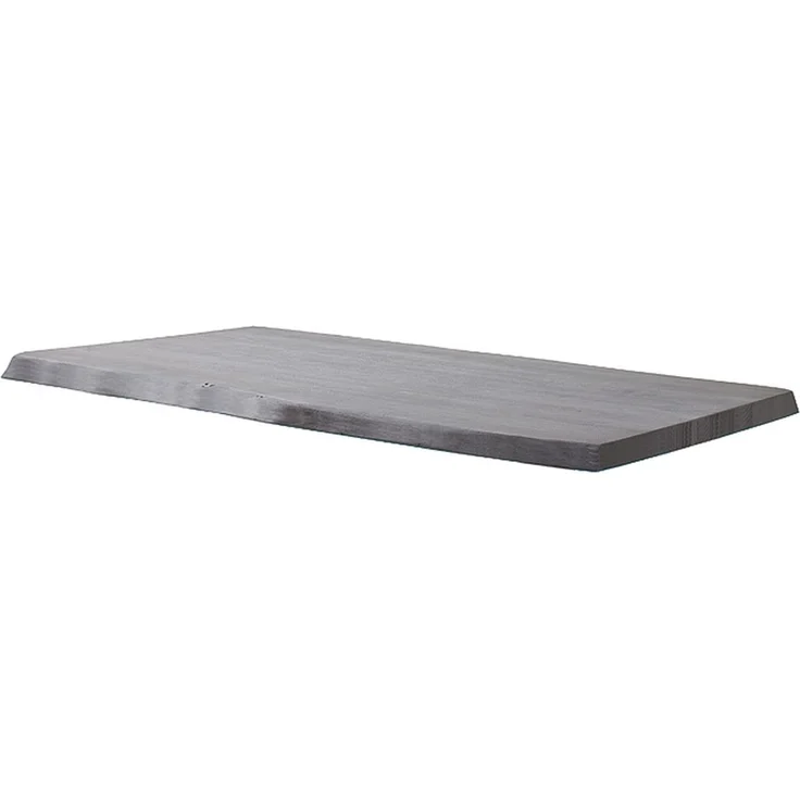 Baumkantentisch >Calabria< in Akazie grau lackiert - 220x79,5x100 (BxHxT) – Bild 4
