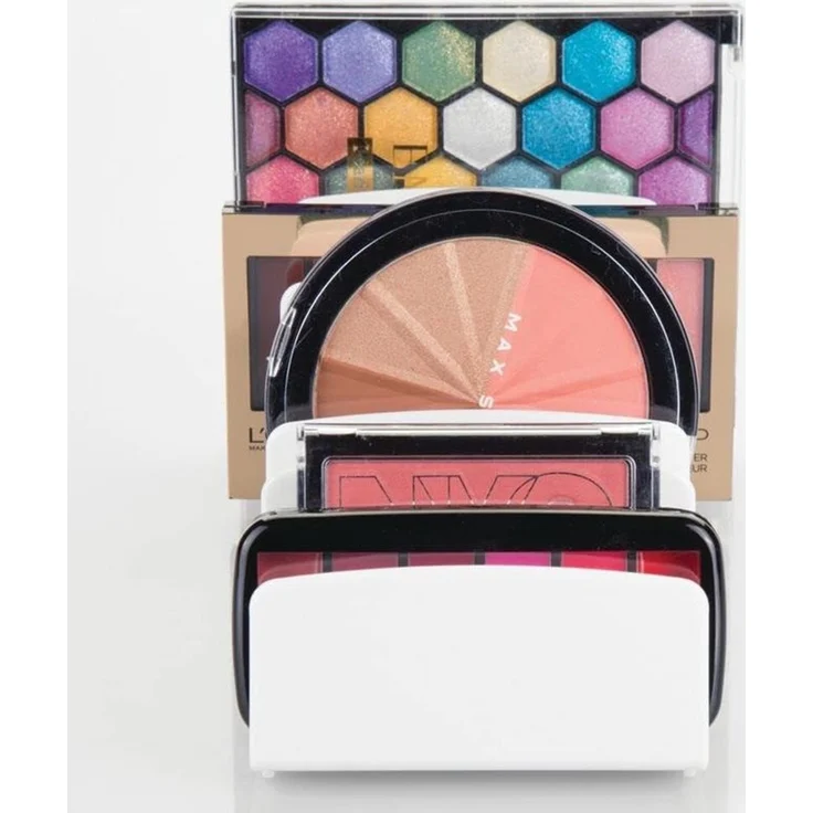 Schminkaufbewahrung Kosmetik Organizer mDesign Make-up Organizer weiß – Bild 7