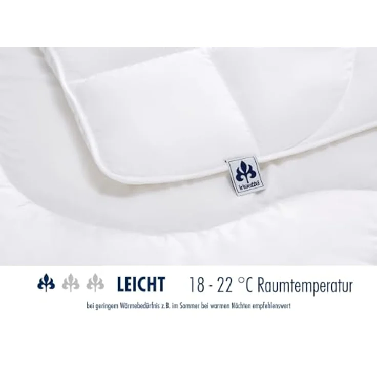 Badenia Bettcomfort Irisette Micro Thermo Sommerdecke Steppbett aus weicher und atmungsaktiver Microfaser für den Sommer, 155x220 cm – Bild 4