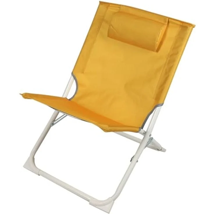 Sunnydays Campingstuhl klappbarer Strandstuhl mit Kissen Klappstuhl, Faltstuhl – Bild 1