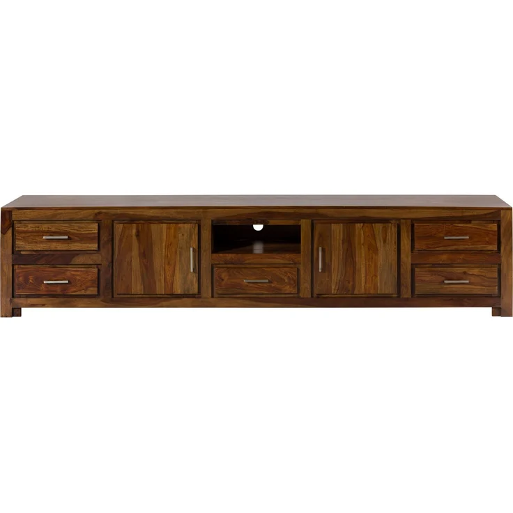 TV-Board Sheesham 260x50x56 braun lackiert METRO LIFE #138 – Bild 6