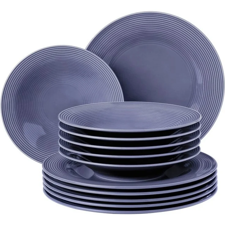 Seltmann Weiden Beat Color Glaze Tafelservice 12-teilig - Fliederblau – Bild 4