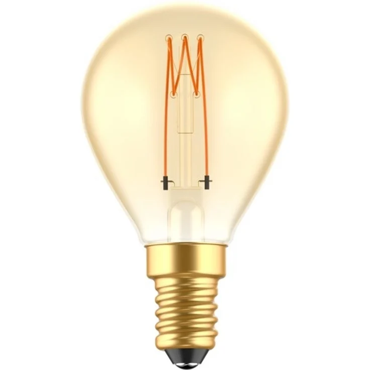 LED's light LED-Leuchtmittel 0620190 LED Kugel, E14, E14 dimmbar 2.5W extra-warmweiß Gold G45 – Bild 2