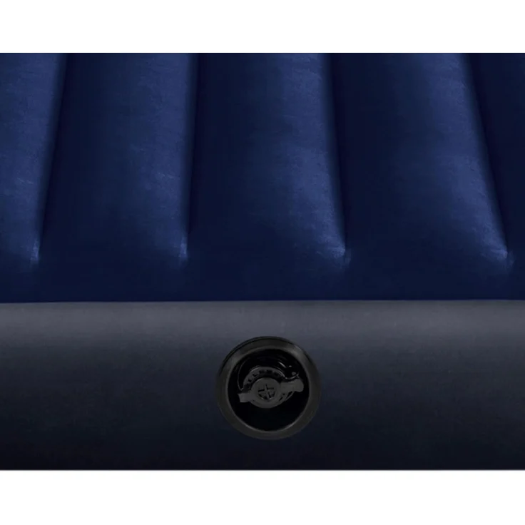 Intex 'Classic Downy' Luftbett, blau, 183 x 203 x 25 cm – Bild 4