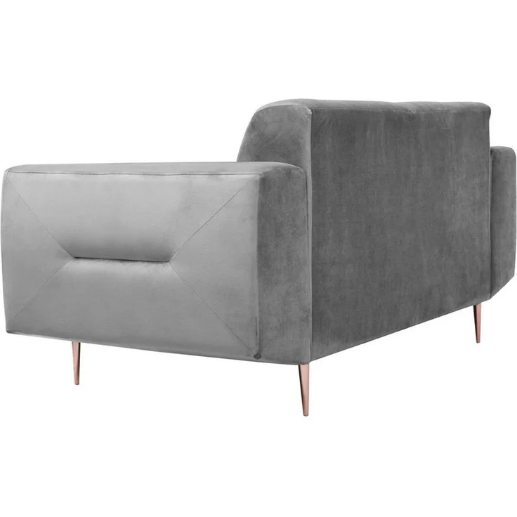 Beautysofa Polstergarnitur VENEZIA Die Lieferung beinhaltet Beiträge zur Wohnung, (Sessel + 2-Sitzer Sofa + 3-Sitzer Sofa im modernes Design), mit Metallbeine, Couchgarnituren aus Velours – Bild 3