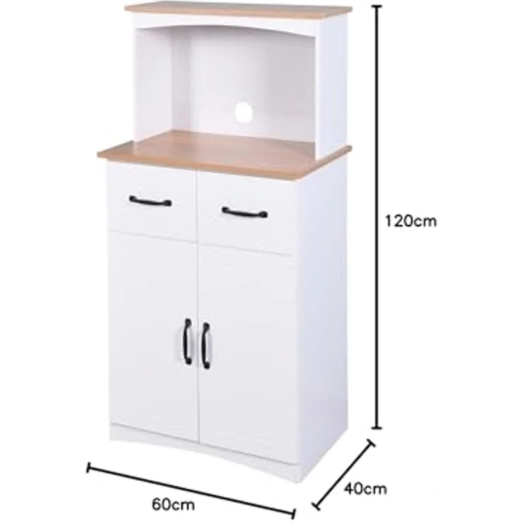 HTI-Living Küchenbuffet Anrichte Anea Weiß (Stück, 1-St, 1 Küchenschrank) Küchenschrank – Bild 3