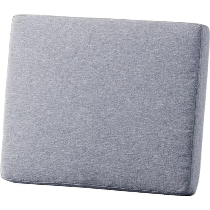 Sieger Lugo Rückenkissen schmal mit Sunproof® Stoffbezug, Hellgrau 42 x 8 x 53 cm