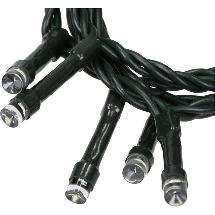 ECD Germany LED-Lichterkette Weihnachtsbeleuchtung Weihnachtslichterkette Christbaumbeleuchtung, Cluster Lichterkette 480 LEDs 36m für Innen & Außen IP44 Kaltweiß – Bild 2