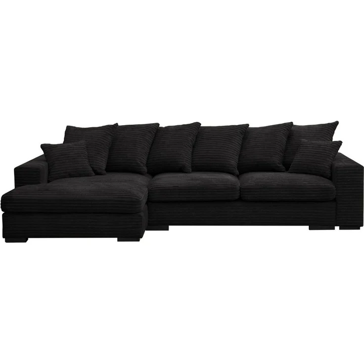 Kaiser Möbel Ecksofa Sofa L-form, Couch L-form Gabon stoff Zoom Ottomane – Bild 2