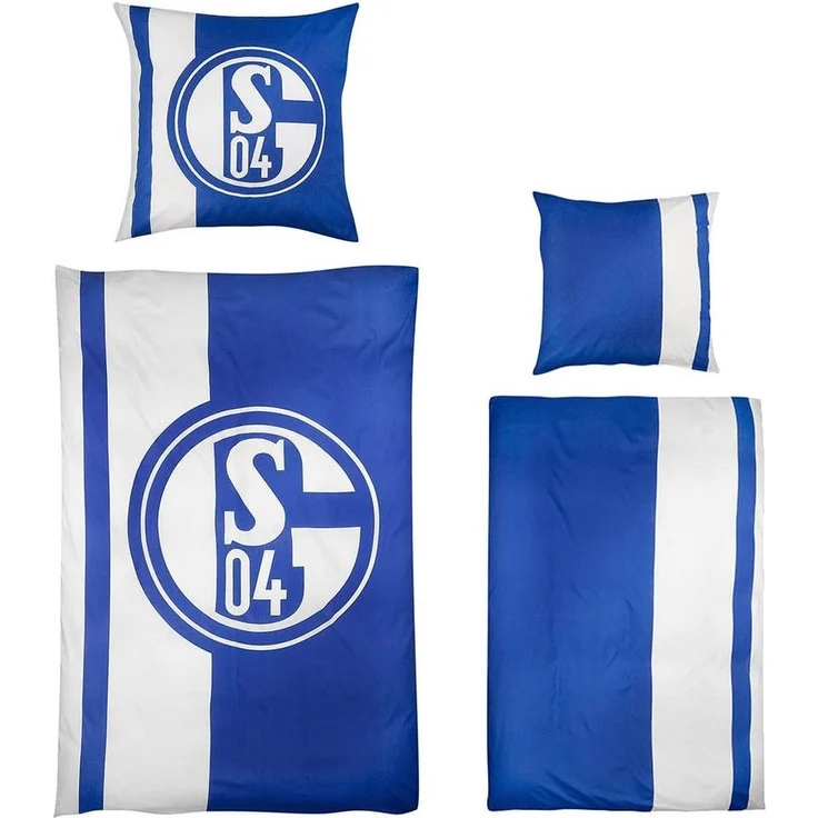 FC Schalke 04 Bettwäsche Bettwäsche Wende, Renforcé, 2 teilig – Bild 5