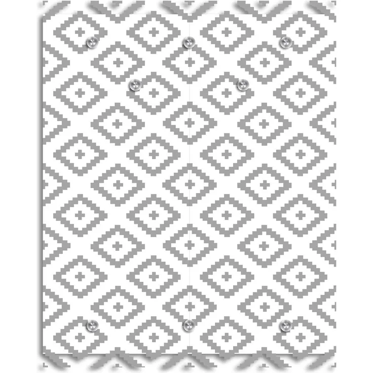 Queence Garderobe - "Onyx" Druck auf hochwertigem Arcylglas inkl. Edelstahlhaken und Aufhängung, Format: 100x120cm