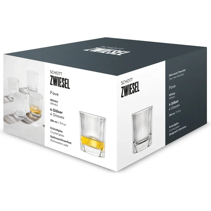 SCHOTT ZWIESEL Whiskyglas "Fave" 4er Set