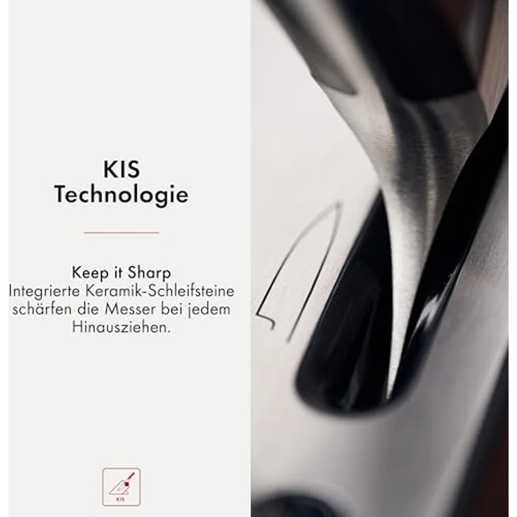 ZWILLING Gourmet Selbstschärfender Messerblock 7-tlg, Braun – Bild 5
