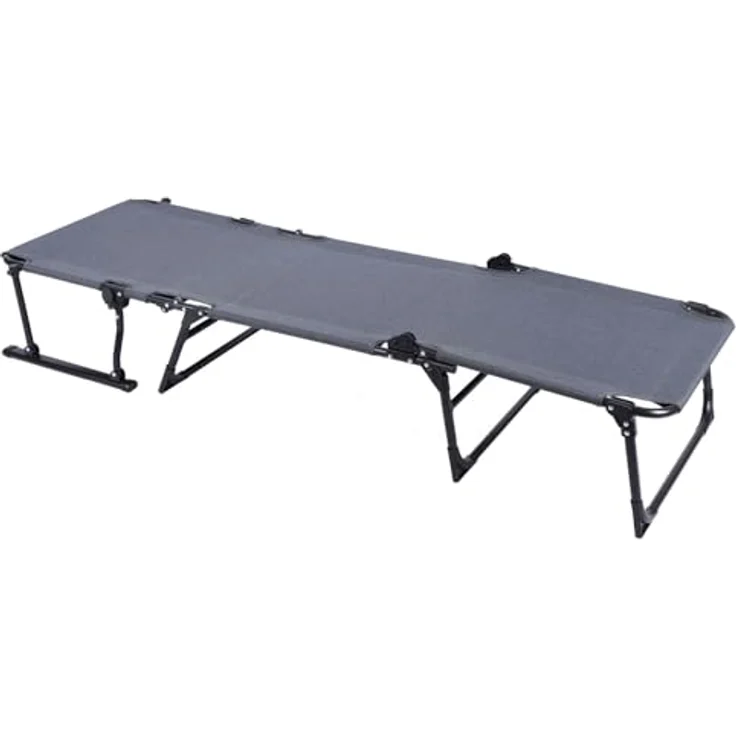 Mojawo 2 in 1 Gartenliege und Relaxsessel, wetterfester Liegestuhl mit dickem Polster und Kopfkissen, schwarz, 181 cm – Bild 5