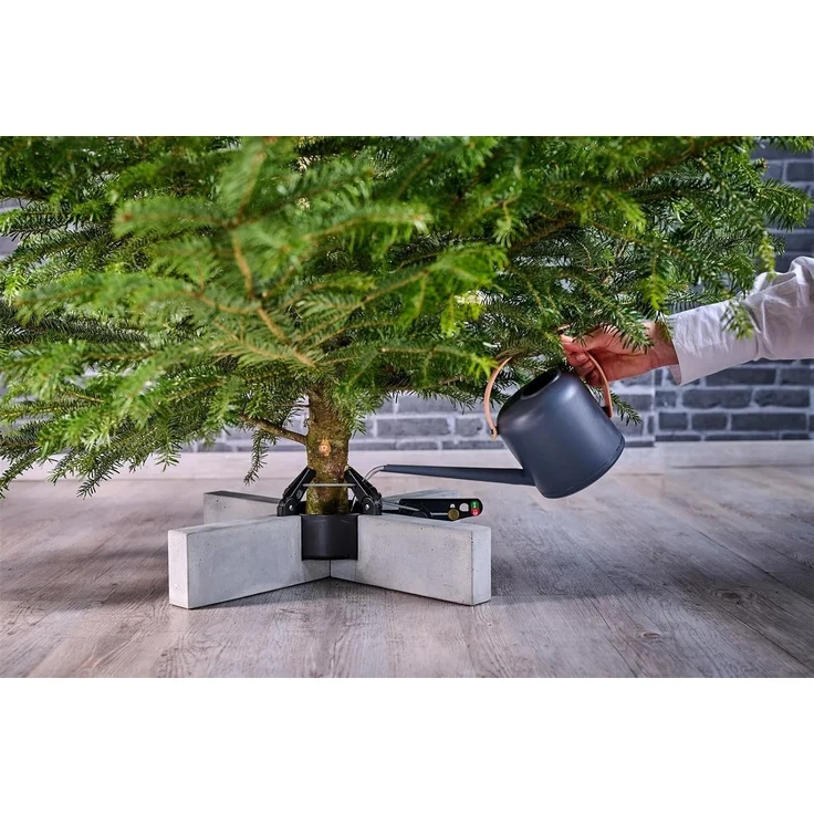 Krinner Kopenhagen Christbaumständer Beton, bis 250 cm Baumhöhe, Stamm max. Ø 12 cm – Bild 2