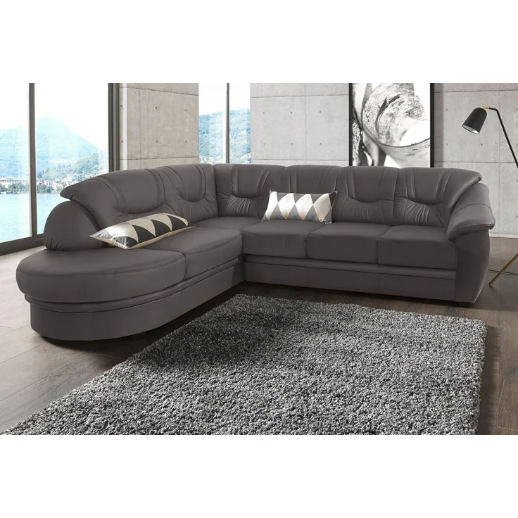 sit&more Ecksofa Savoni L-Form, wahlweise mit Bettfunktion