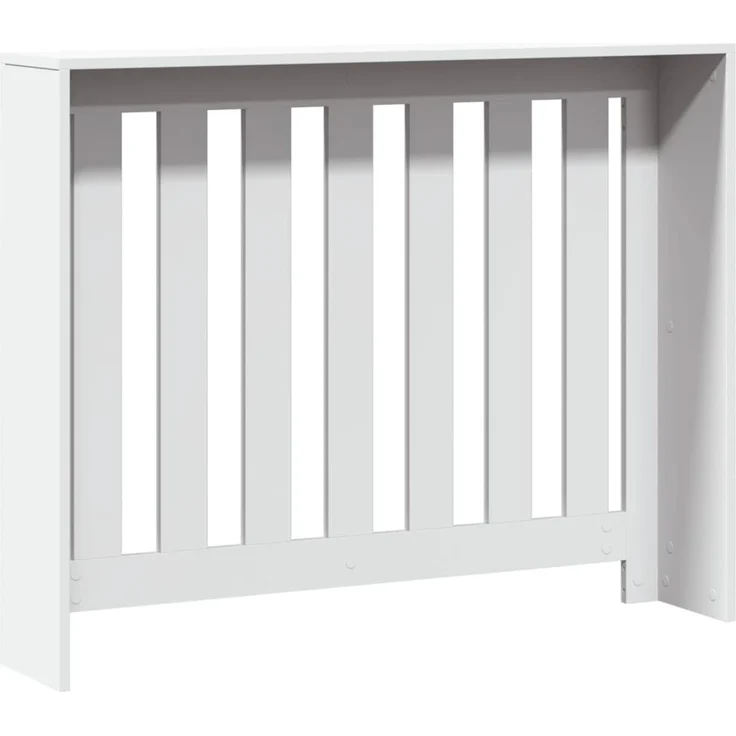 vidaXL Heizkörperverkleidung Weiß 104x20x82 cm Holzwerkstoff 852735 – Bild 4
