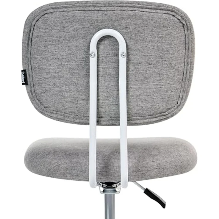 Schreibtischstuhl BUBBLY Stoff Hellgrau – Bild 7