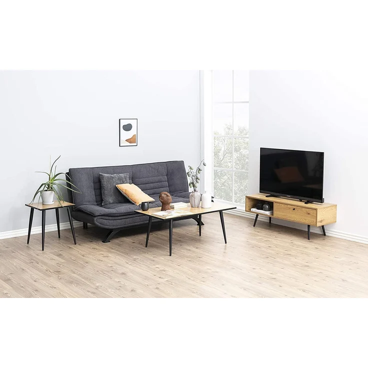 Actona 'FAITH' Schlafsofa, 196 x 91 x 98 cm, Dunkelgrau – Bild 11