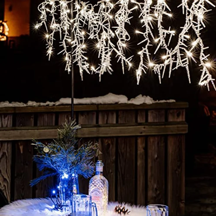 Hellum LED-Eislichtvorhang 100-tlg. außen 565140 – Bild 6