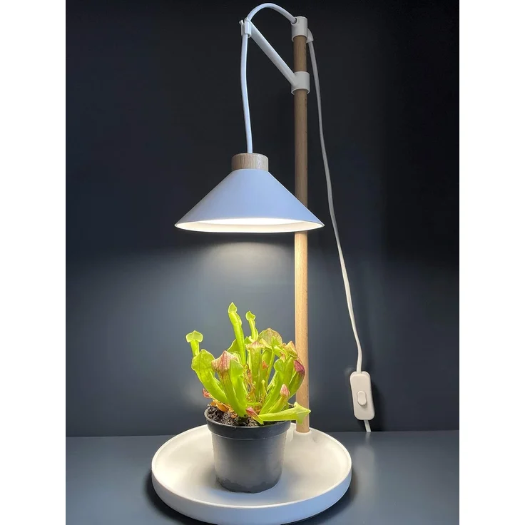 Northpoint Pflanzenlampe LED Pflanzenleuchte Kräutergarten aus Echtholz 9W 550 Lumen Timer – Bild 5