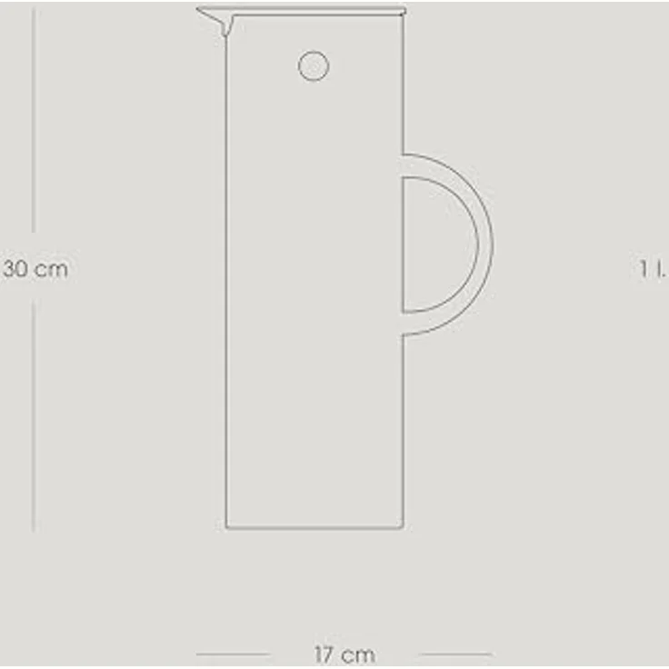 Stelton Isolierkanne EM77 Isolierkanne 1L Soft grün, 1.00 l, Hergestellt in Dänemark – Bild 5