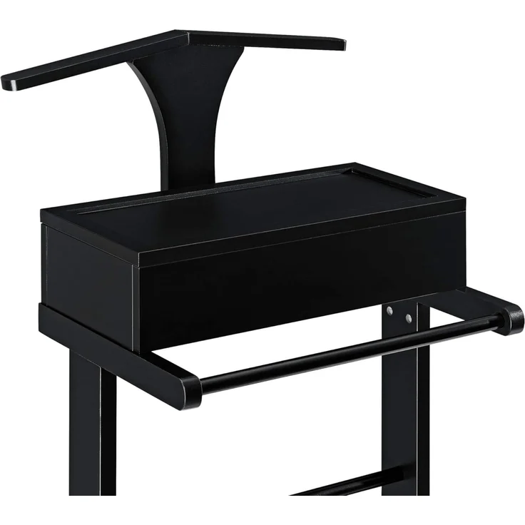 Herrendiener Lulboll 44x35x110 cm Schwarz [en. casa] – Bild 5