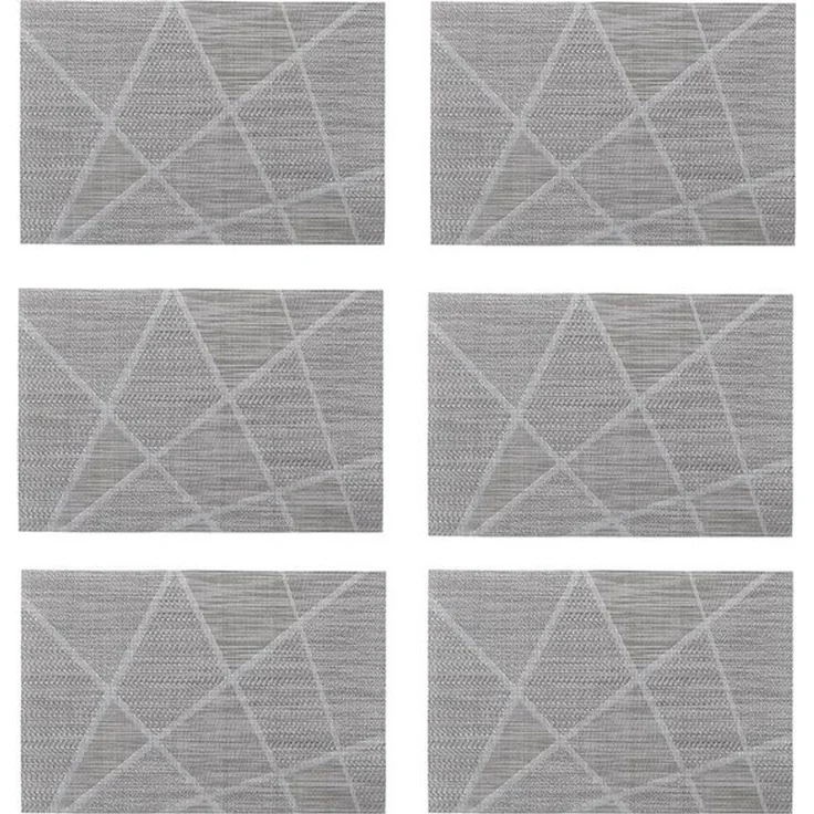 Zeller Present Platzset, (Set), stylisches Muster, 6-teilig, Kunststoff, 30 x 45 cm – Bild 2