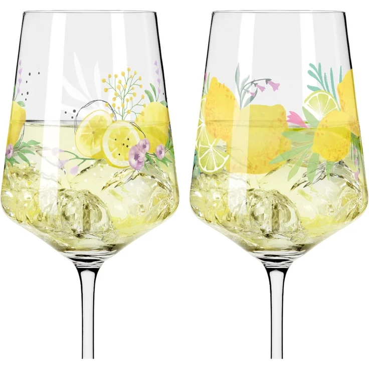 Ritzenhoff 2931020 Aperitifglas 2er Set #19, #20 SOMMERTAU Limoncello von A. Vasconcelos und C. Kordes 2024 in Geschenkbox – Bild 3