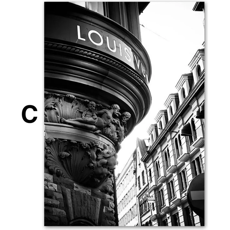 Poster Luxus Fahrzeuge und Geschäfte als Deko Print ohne Rahmen - 30 x 40 cm / C