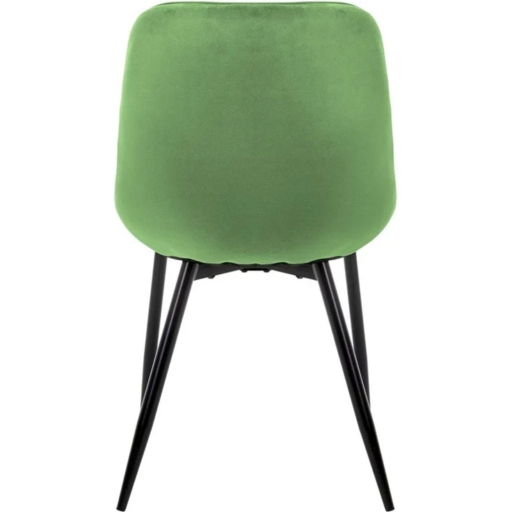 ML-DESIGN Stuhl Esszimmerstuhl mit Rücken- und Armlehnen Metallbeine Küchenstuhl (4 St), Wohnzimmerstuhl Grün Samt Sitzfläche Polsterstuhl Esstischstuhl – Bild 3
