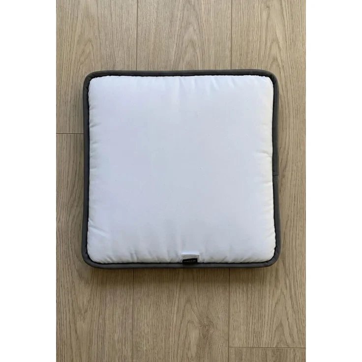 Sitzkissen aus Merinowolle 40x40 cm Anthrazit – Bild 5