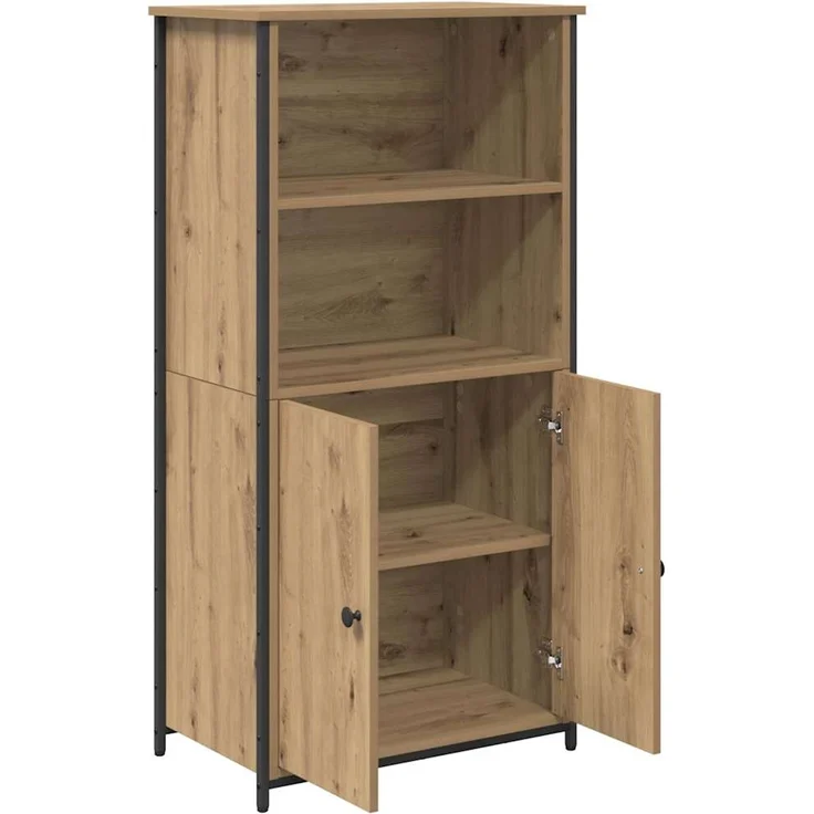 vidaXL Highboard Artisan-Eiche 62 x 36 x 121,5 cm Holzwerkstoff 882255 – Bild 4