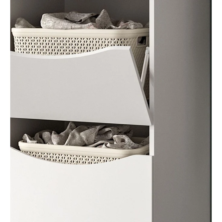 Waschmaschinenumbau Set Flexy in weiß 176 x 196 cm – Bild 3