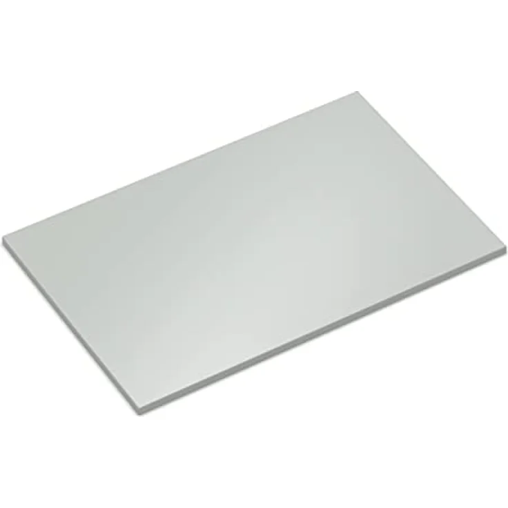 AUPROTEC Tischplatte 28mm grau 180x80 cm I Spanplatte mit 1mm ABS Kante & PU-Verleimung I melaminharzbeschichtet I elegant & wasserabweisend – Bild 3