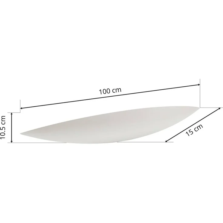Lindby Wandleuchte Tommi, Gips Weiß IP20, 4 x 25 W – Bild 7