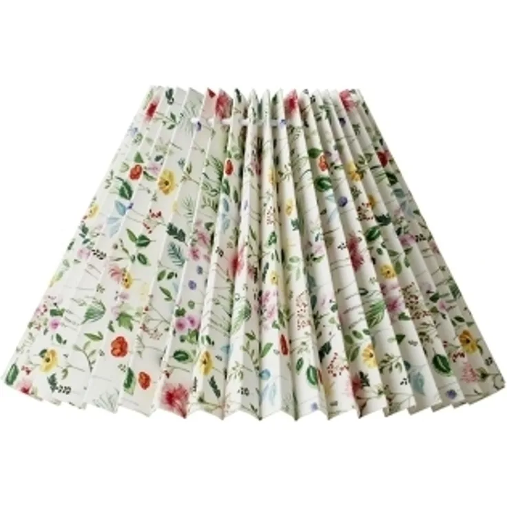 Plissee-Schirm Blumenmuster Hacienda Seite 17 cm grün