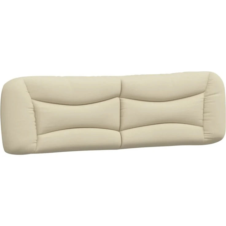 vidaXL Kopfteil-Kissen Creme 180 cm Stoff – Bild 9