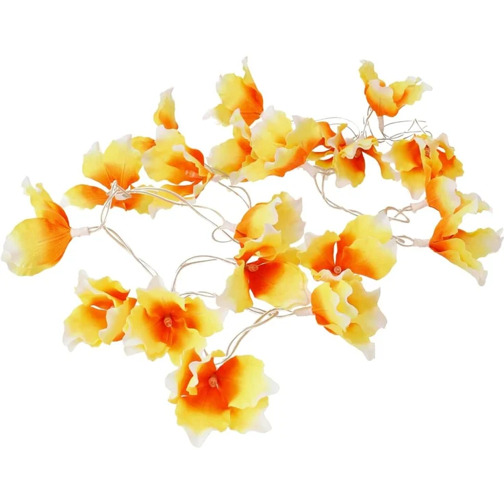 Guru-Shop LED-Lichterkette Exotische Blüten LED Lichterkette Chiang Mai 20. . – Bild 1