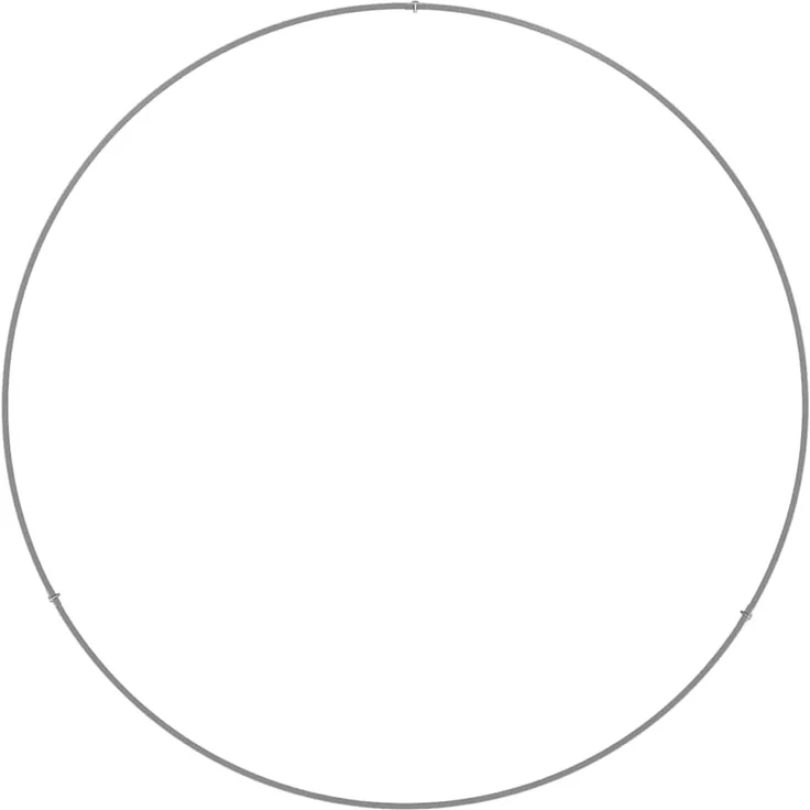 vidaXL Pflanzenring Silber 80 x 80 x 20 cm Edelstahl 873628 – Bild 6