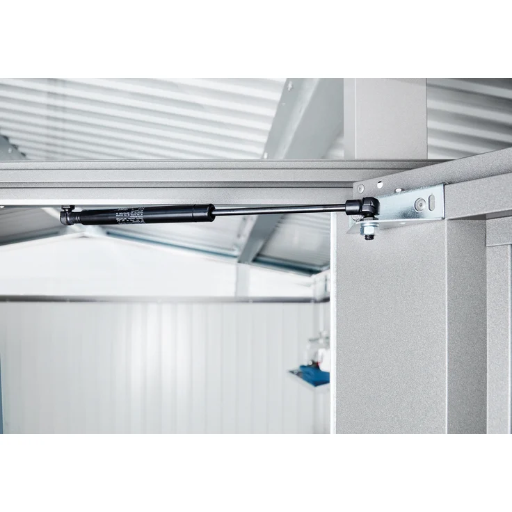 Biohort Gerätehaus Panorama, P1: 273 x 158 x 227 (b x t xh) cm, quarzgrau-metallic – Bild 4